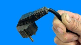 Ingenious Way to Repair a Broken Electrical Plug into Like New !