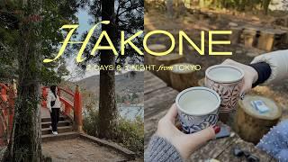 2 days 1 night classic hakone tour with hakone freepass from tokyo japan travel vlog + private onsen