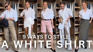 HOW TO STYLE A WHITE SHIRT FOR ANY OCCASION