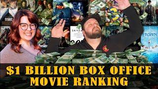 $1 BILLION BOX OFFICE MOVIE RANKING WITH MY WIFE