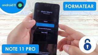 Formatear Xiaomi Redmi Note 11 Pro |  Android 11