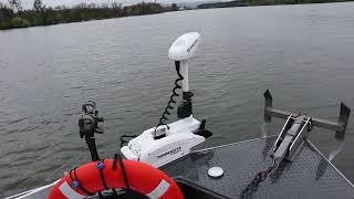 The Minn Kota Riptide Terrova 112 in open water