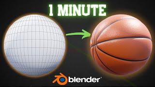 Create a Basketball in Blender in 1 Minute!