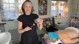 ASMR Kinesiology and Cupping for Sciatica | Unintentional ASMR Real Person
