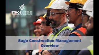 Sage Construction Management Overview