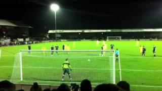 Ayr v Falkirk, Scottish Cup - Mark Roberts penalty