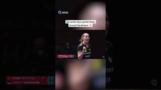 When Kaufmann pushed the No.3 seed hard 🫡 #ITTFWorlds2025 #TableTennis