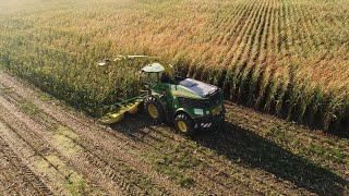 Agrarservice Franken-Jura im Einsatz mit JohnDeere 9800i & 8600i (Maisernte 2024)