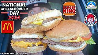 National Cheeseburger Day Deals 2024!  | McDonald's® vs Burger King® vs Wendy's® | theendorsement