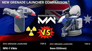 RPK-1 Vikhr Vs Ikara - New Grenade Launcher Test - Modern Warships