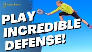 SMART TENNIS STRATEGY: How To Play Defense And WIN MORE MATCHES!