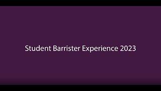 Radcliffe Chambers Student Barrister Experience 2023