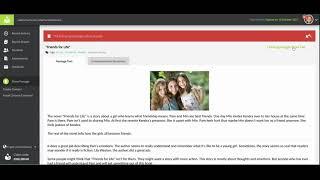 Fluency Tutor - Quickly Share Passage Link with Students