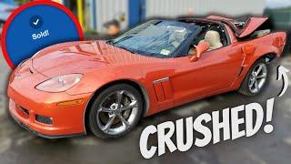 Buying A Wrecked Corvette Grand Sport From Copart