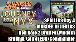 Journey into Nyx Spoilers: Kruphix, God of Horizons; Silence the Believers; and Hate Bear! (4)