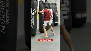 Muay Thai Bag Workout for Beginners | Easy Combo Drills!  #shorts #muaythai