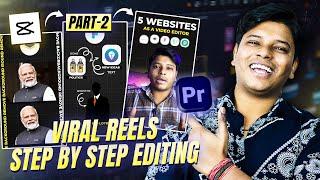 Viral Reels Editing Part 2| Step by Step  Editing Tutorial | Premiere Pro Editing tutorial