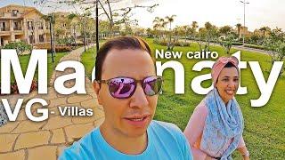  Walking tour around Villas in Madinaty New Cairo, Egypt