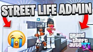 I BECAME AN ADMIN IN THIS NEW ROBLOX STREET LIFE HOOD GAME