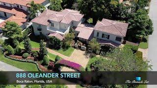 Old Floresta Addison Mizner Estate | 888 Oleander St, Boca Raton, FL, USA  | Luxury Real Estate