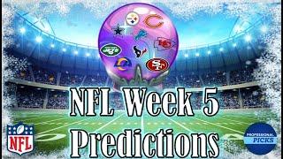 NFL Week 5 Predictions | Week 5 NFL Picks and Bets 2024