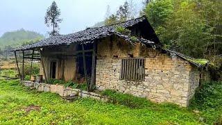 After Divorce ~ This Guy Renovates Abandoned House and Garden in the Countryside to Live