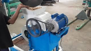 1 HP & 2 HP SINGLE PHASE GROUNDNUT DECORTICATOR ATTACHED SEPARATOR