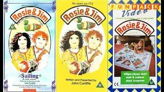 Rosie & Jim – Sailing and other stories / Video and Book / Fun Pack Video  (1991 UK VHS)