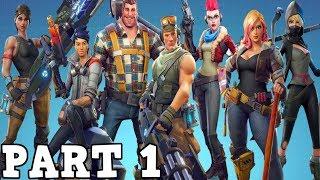 FORTNITE SAVE THE WORLD Gameplay Walkthrough PART 1 Intro - No Commentary PC