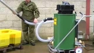 Recover waste liquids with the Big Brute Suck & Pump Industrial Vacuum Cleaner