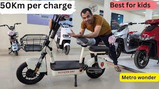 Metro Electric Wonder Bike Review | 350W Motor Power & 48V Graphene Battery | Best Electric Scooter