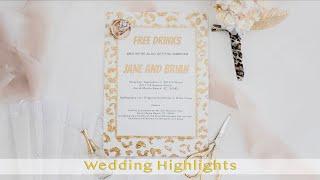 Brian & Jane Wedding Highlights