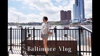 【敦儿Cecilia】Baltimore巴尔的摩+华盛顿DC VLOG labor day的日常/水族馆/海鲜/海豚表演/给男朋友过生日