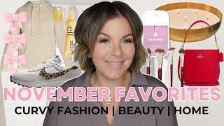 I LOVE THESE! | November 2024 Favorites | Curvy Fashion, Beauty, and Home Favorites