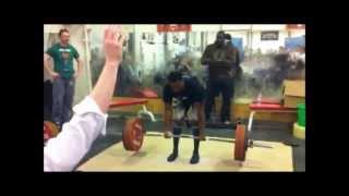 GBPF Greater London Divisional Champs. 645kg total @88.3kg bw (10/11/12)