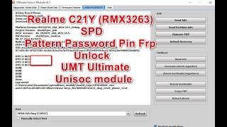 Realme C21Y (RMX3263) SPD Pattern Password Pin Frp  Unlock With UMT Ultimate Unisoc module