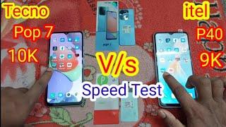 Under 10K Best Smart Phone || itel p40 V/s tecno pop 7 ||@Ak tips & trick