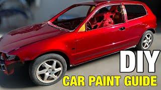 STEP by STEP Guide to Paint Your Car By Yourself!