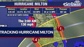 Hurricane Milton headed for Florida