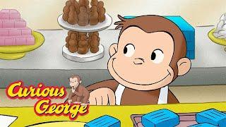 George loves pastries  Curious George  Kids Cartoon  Kids Movies