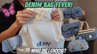 Denim Bag Fever! Unboxing a Louis Vuitton Baggy PM Denim Handbag