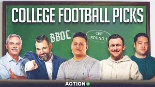 College Football Playoff Round One BEST BETS | CFP Weekend Picks & Predictions | BBOC