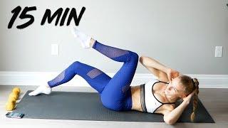 15 MIN AB WORKOUT | At Home Upper Abs