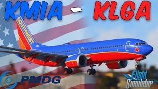 MSFS live | Southwest Airlines | IFly B737 Max 8 | Miami (KMIA)  LaGuardia (KLGA) #msfs2020