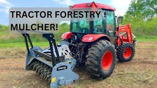 You Won't BELIEVE What This Tractor Attachment Can Do! - Baumalight Brush Mulcher