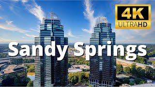 Moving to Sandy Springs | Sandy Springs Georgia City Tour | Living in Atlanta Georgia 2021