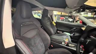 Performance Seats Raptor Style Demo | Tesla Model 3 & Model Y | EVOffer