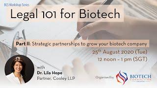 Legal 101 for Biotech part 2