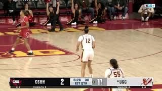 JuJu Watkins Gets The Steal & Bucket vs. CSUN | USC Women's Basketball | 11/12/2024