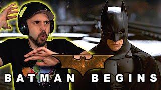 MARVEL FANBOY'S First Time Watching Batman Begins REACTION